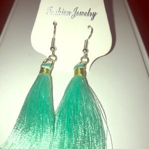 Earrings-drop tassel earrings